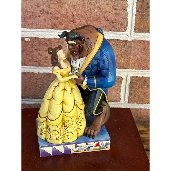Disney Traditions Belle & The Beast Love Conquers All Figurine - Jim Shore - Picture 3 of 11